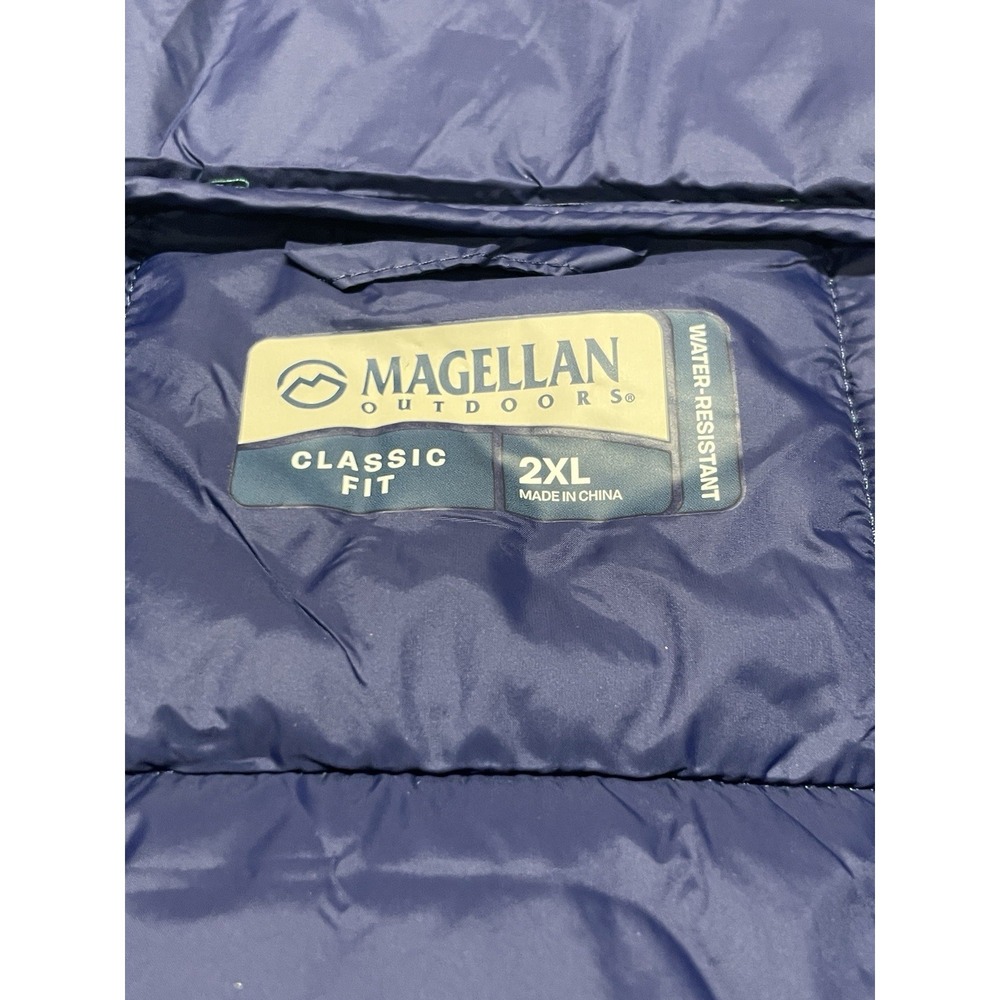 Magellan Outdoors Vest Mens XXL Green Lost Pines Puffer Quilted Outdoor Hiking - Picture 4 of 10
